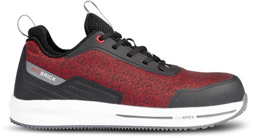 Redbrick motion spirit af s1ps esd | rood zwart | maat 47 - 8713458012083