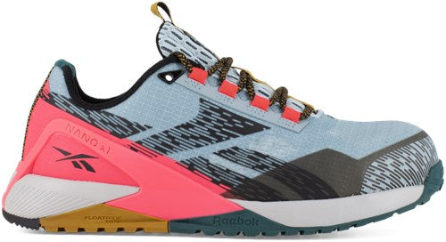 Reebok werkschoen nano ib382 s1ps | blauw roze | maat 37 - 690774734869