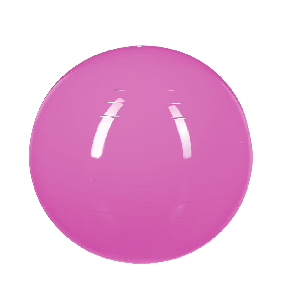 Relaxdays Gymnastiekbal Roze Ø55cm