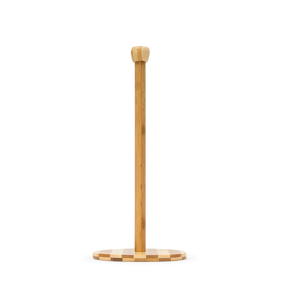 Imp Relaxdays keukenrolhouder bambus 32cm