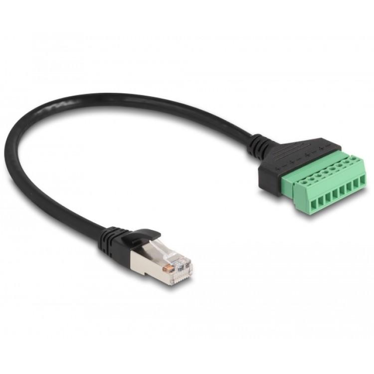 Adapter RJ45 naar klemmenblok