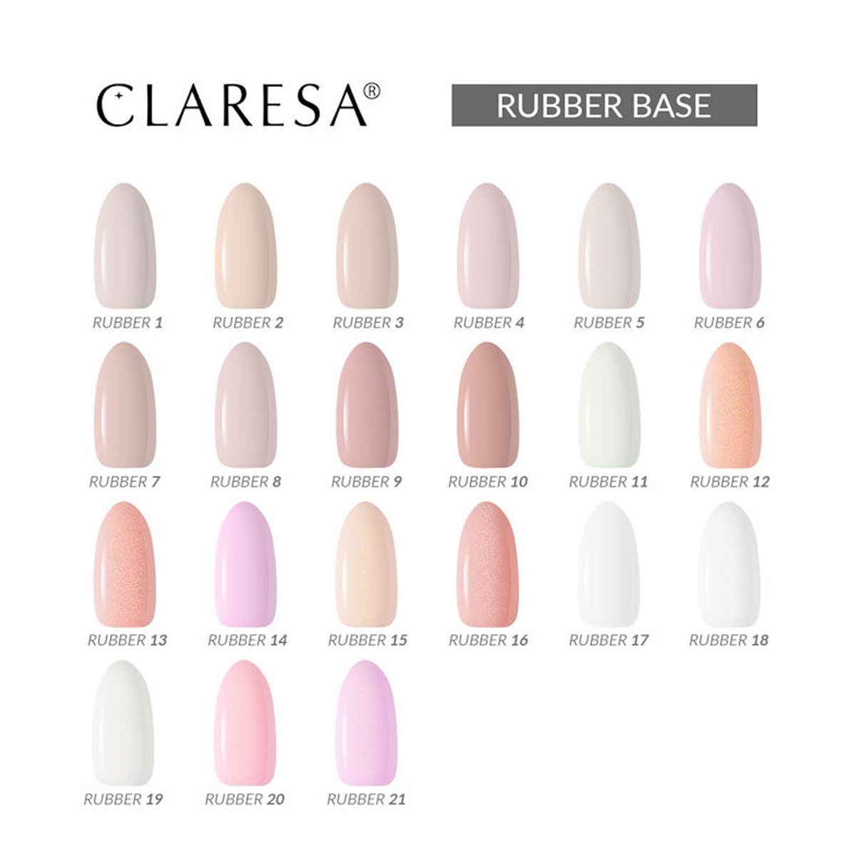 Claresa rubber base coat 5ml 13