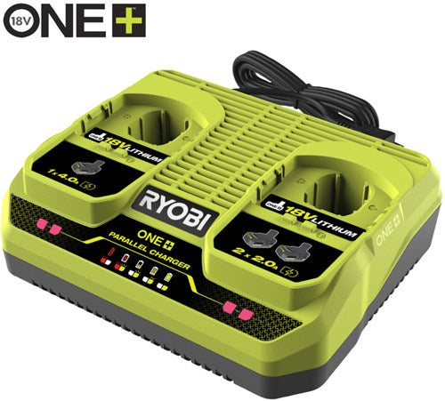 Ryobi rc18240g | one+ 18v 2-poorts lader - 5133005581