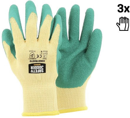 Safety Jogger handschoenen constructo 3243x | groen geel | maat 11 - 00.118.101.11