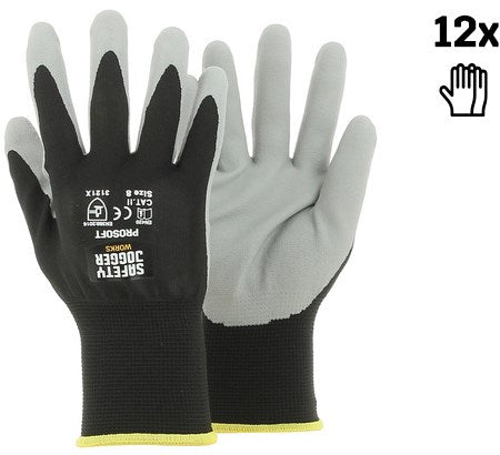 Safety Jogger handschoenen prosoft 3121x | zwart grijs | maat 10 - 00.118.109.10