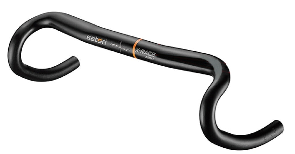 Satori stuur x-race aero ø31.8 b=400mm, mat-zwart