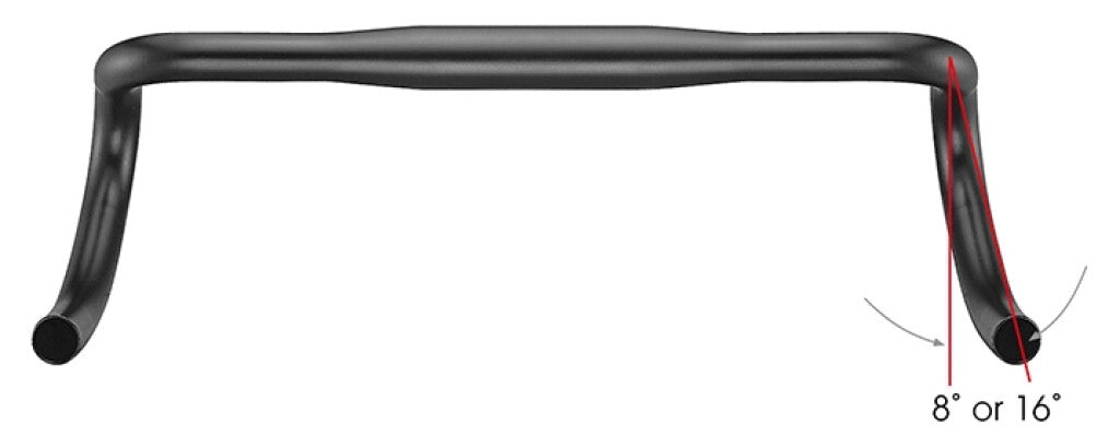 Satori stuur x-race aero ø31.8 b=400mm, mat-zwart