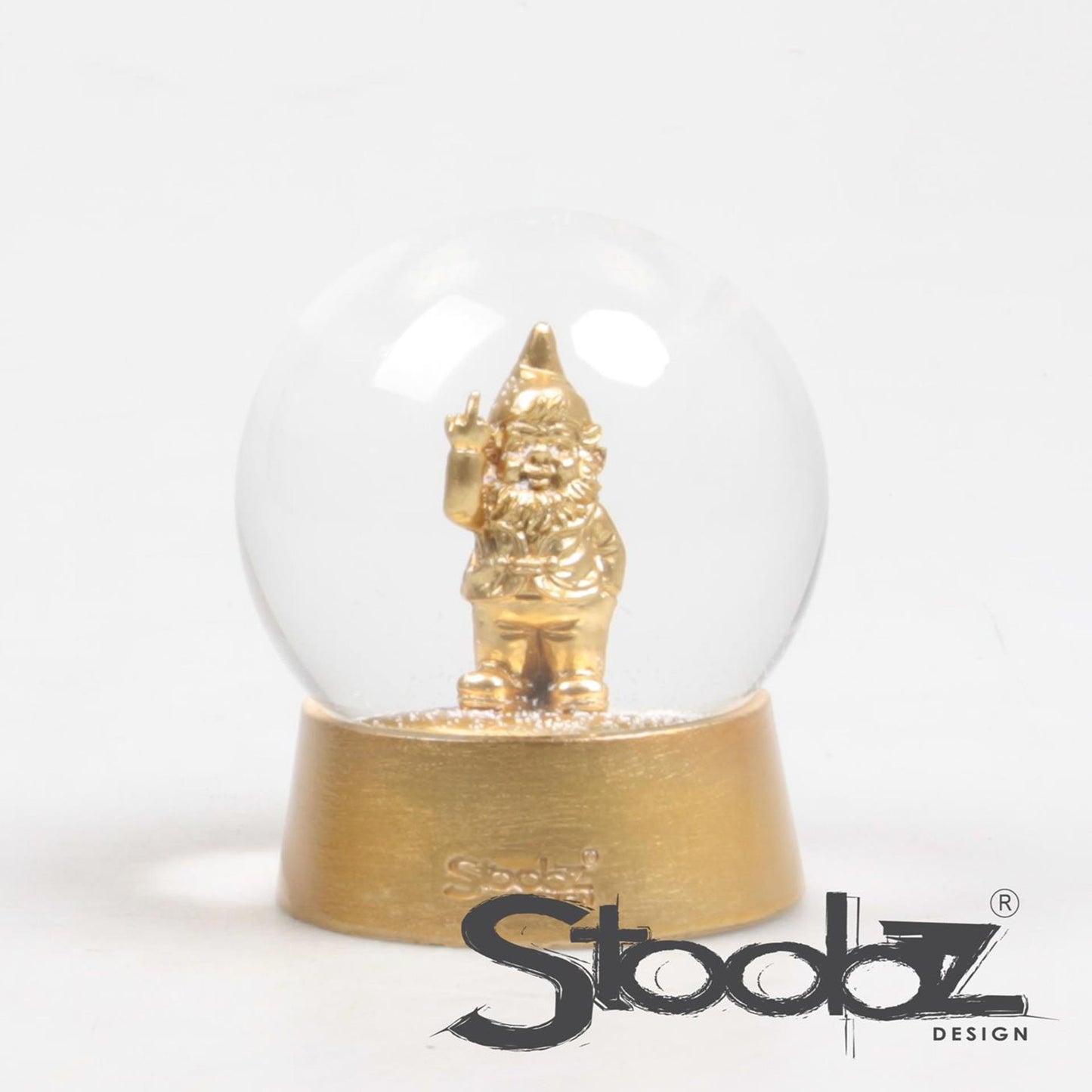 Stoobz Design Stoobz kabouter f*ck you schudbol goud