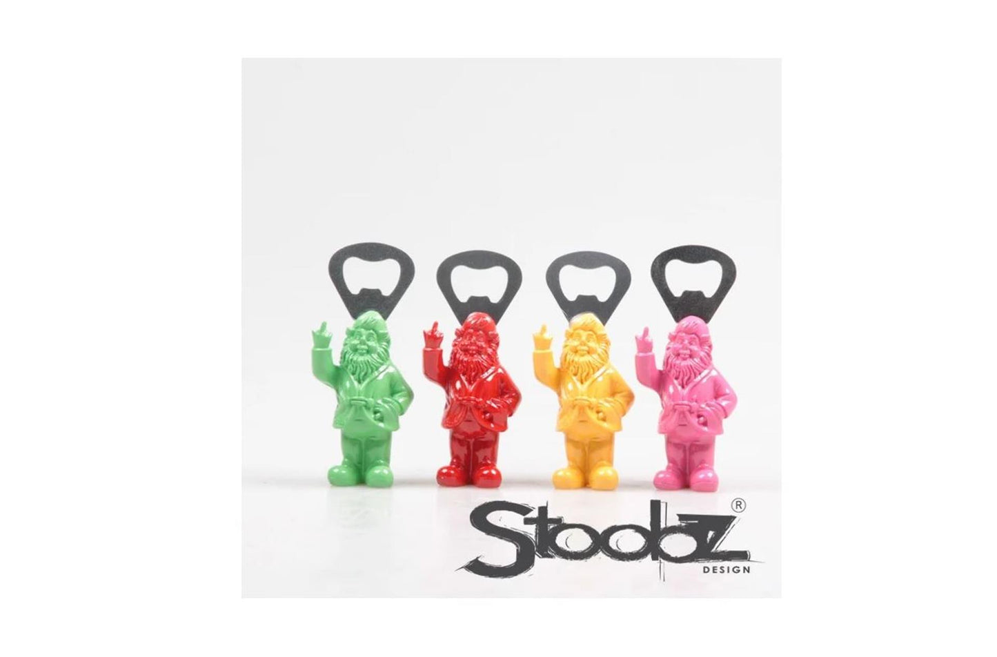 Stoobz Design Stoobz kabouter f*ck you flesopener 8cm