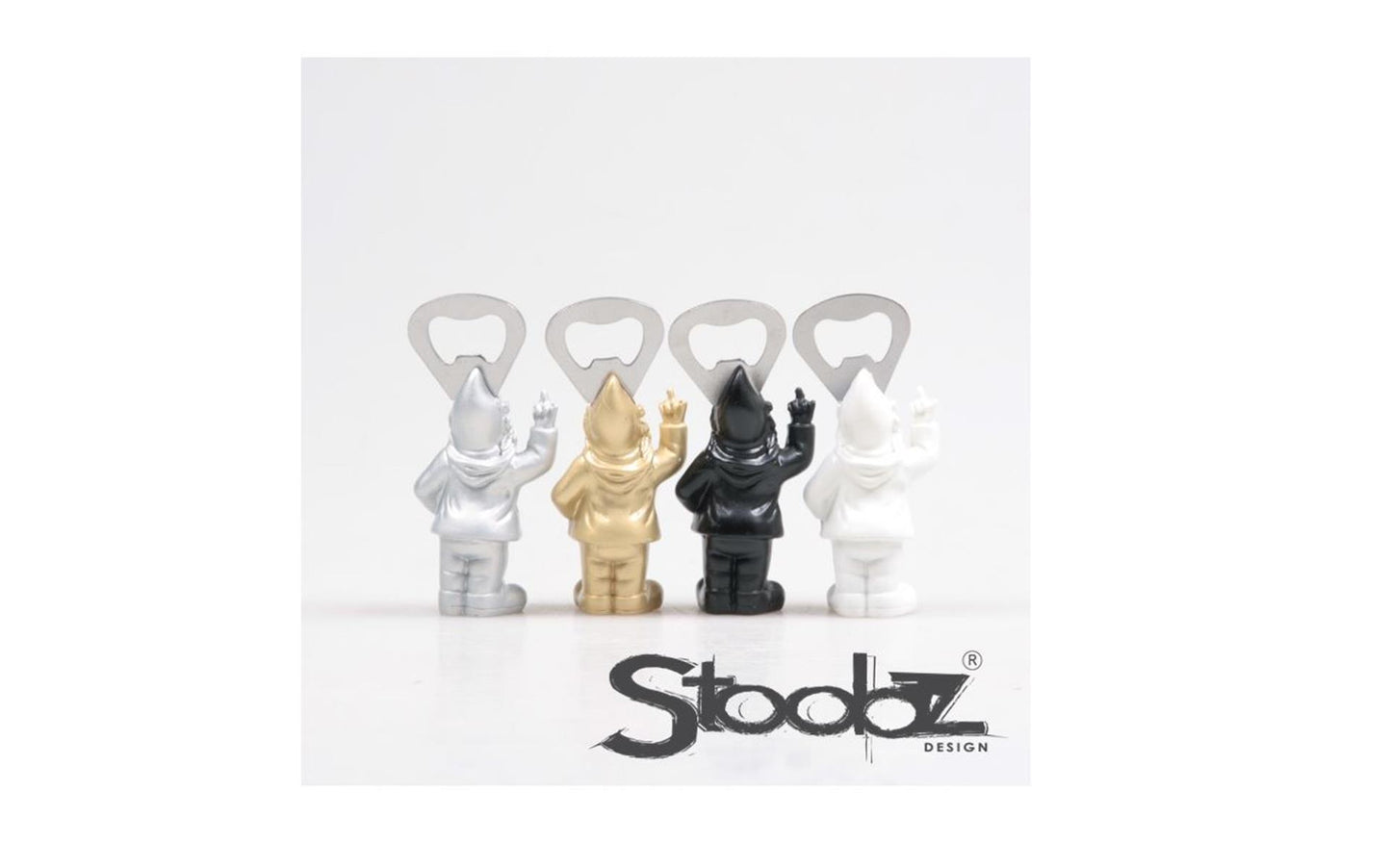 Stoobz Design Stoobz kabouter f*ck you flesopener 8cm