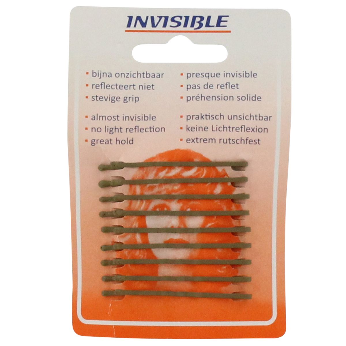 Invisible schuifjes newey kaartje blond kort