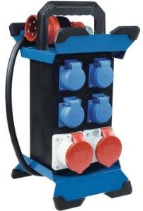Enzo Schwabe cee verdeler 5p 16a 400v naar 2xcee + 4xwcd - 6316200