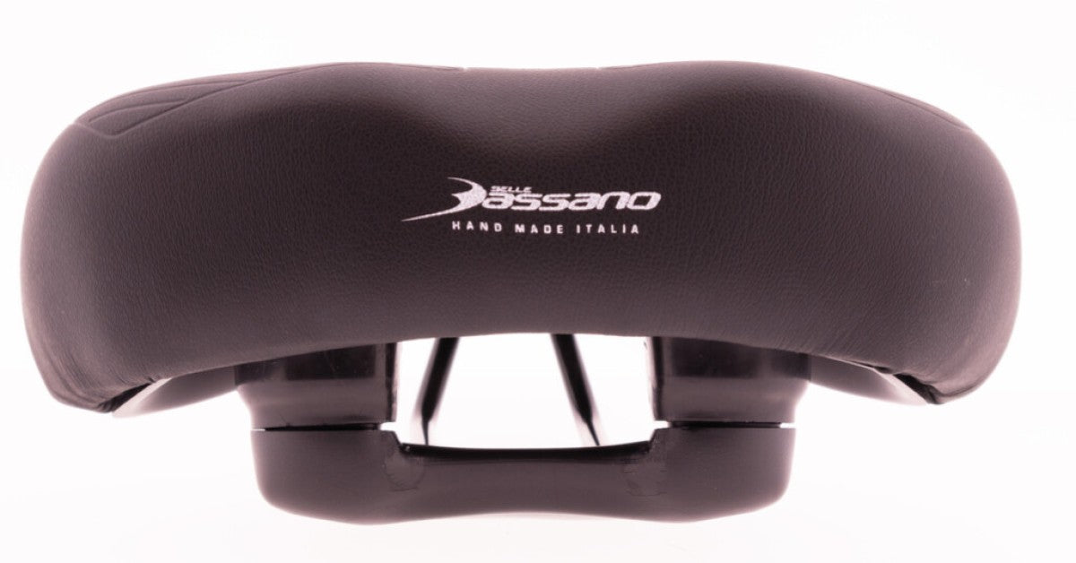 Selle Bassano Selle bassano zadel volare suprema xxl zwart m elastomeer