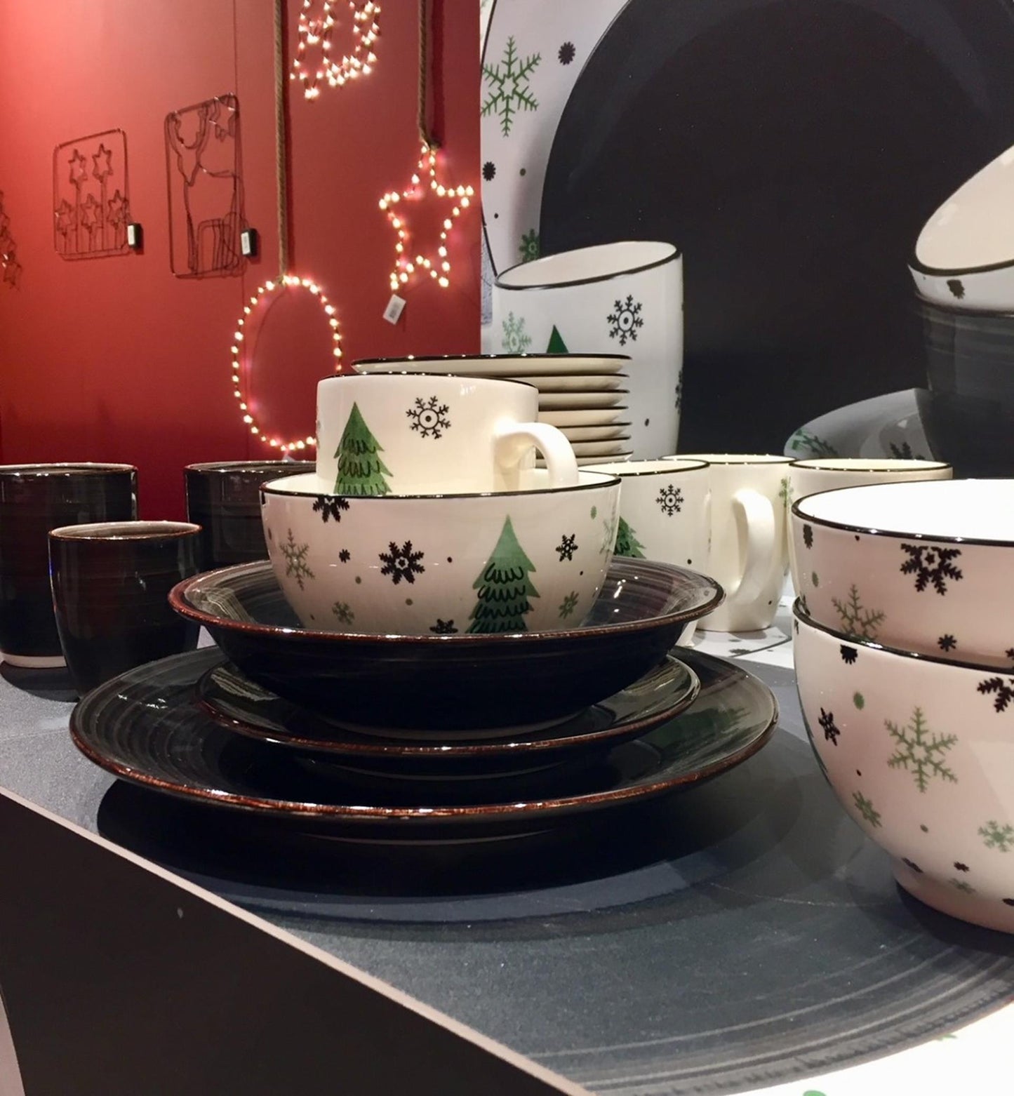 Svenska Living Schaaltje kerstboom deco ø14cm