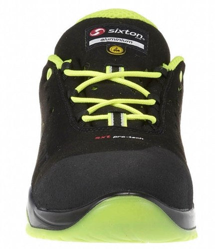 Sixton Peak 91328-01 cuban laag s1p | zwart geel | maat 41 - 00.091.010.41