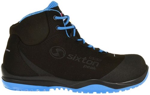 Sixton Peak 91370-01 cuban hoog s3 src esd | zwart blauw | maat 35 - 00.091.104.35