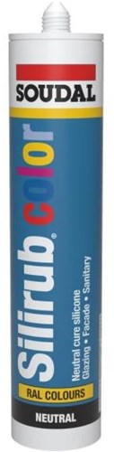 Soudal silirub color | siliconenkit | reebruin ral 8007 | 300 ml - 121808
