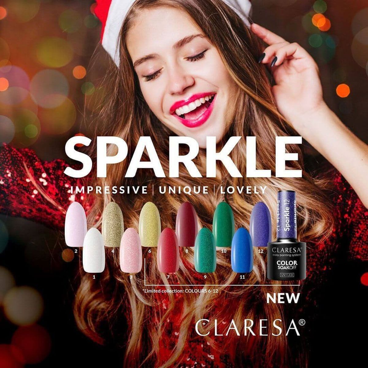 Claresa uv led gellak 5ml sparkle 3