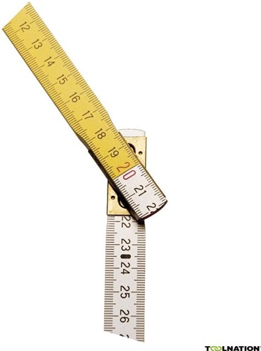 Stanley Handgereedschap duimstok geel wit | 2m - 15mm - 0-35-458
