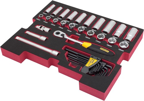 Stanley Handgereedschap fmht0-74297 fatmax tstak insert doppenset 1 2 20-delig - fmht0-74297