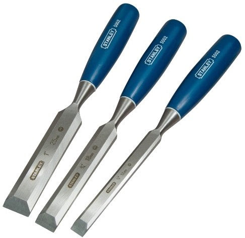 Stanley Handgereedschap houtbeitelset 3-delig (12, 18, 25 mm) - 0-16-128