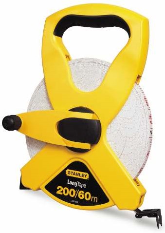Stanley Handgereedschap landmeter fiberglas open kast | 30m - 12,7mm - 2-34-792