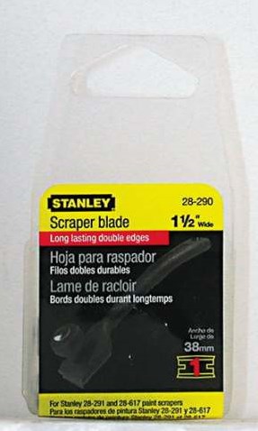 Stanley Handgereedschap reserve mesjes 25mm oor 2-28-616 - 2 stuks kaart - 0-28-631