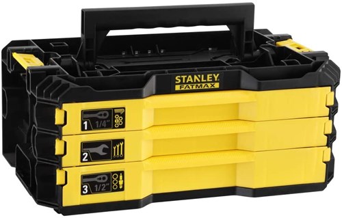 Stanley Koffers pro-stack kit | 3 lades | 126 delig - fmmt98107-1