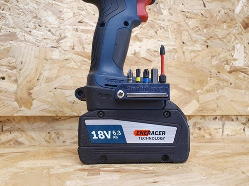 StealthMounts bithouder voor bosch 18v | blauw | 2 stuks - bh-bo-blu-2