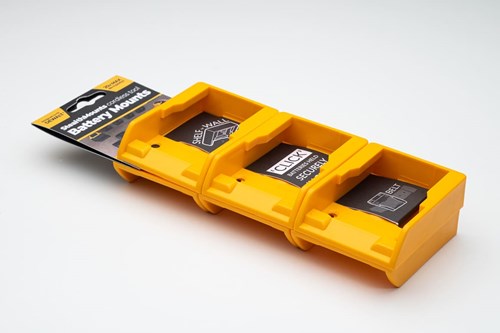 StealthMounts bm-dw20-ylw-6 accuhouder voor dewalt xr flexvolt | geel | 6-pack - bm-dw20-ylw-6