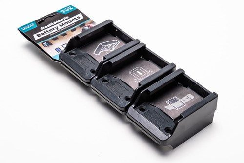 StealthMounts bm-mk12-blk-6 accuhouders voor makita 12v cxt | zwart | 6 stuks - bm-mk12-blk-6