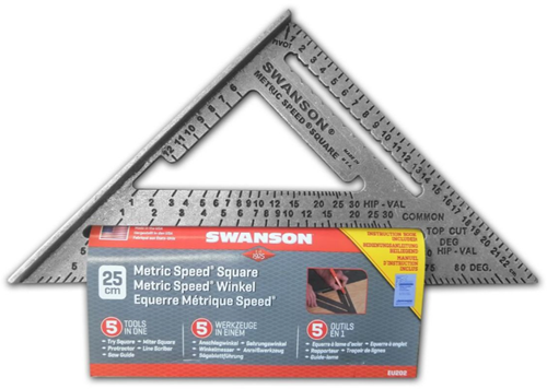 Enzo Swanson 25 cm metrische speed square w bl - eu202