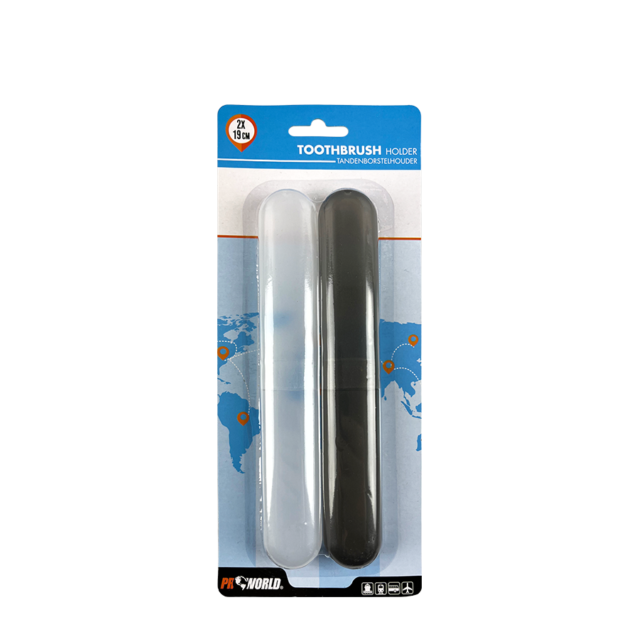 Tandenborstelhouder Set Wit Grijs 19cm