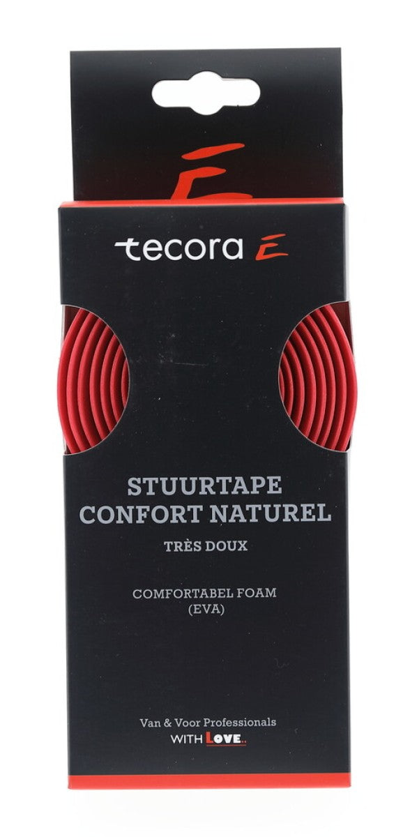 Buzaglo Tecora e stuurlint confort naturel, ø2,5x30mm, 1.8m, rood