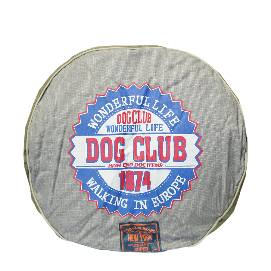 Tom Co Hondenkussen Dog Club Rond 62x62x14cm