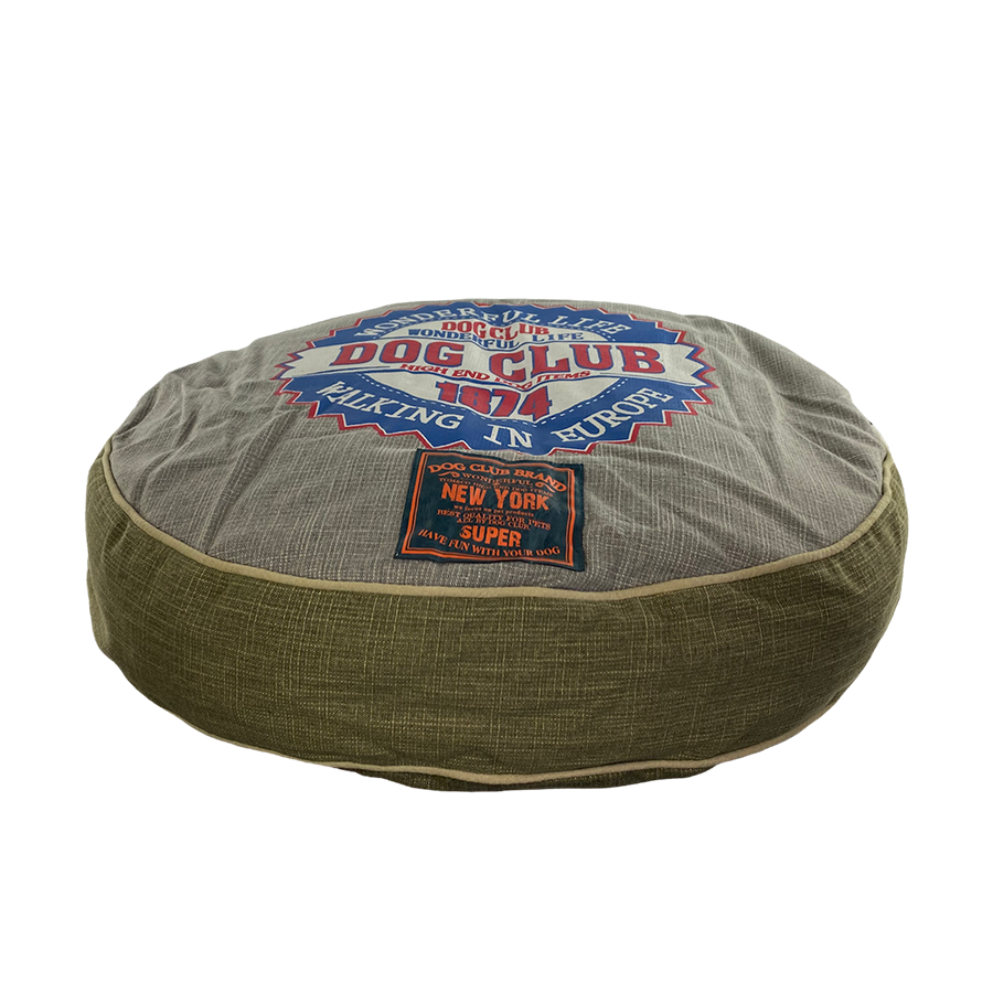 Tom Co Hondenkussen Dog Club Rond 62x62x14cm