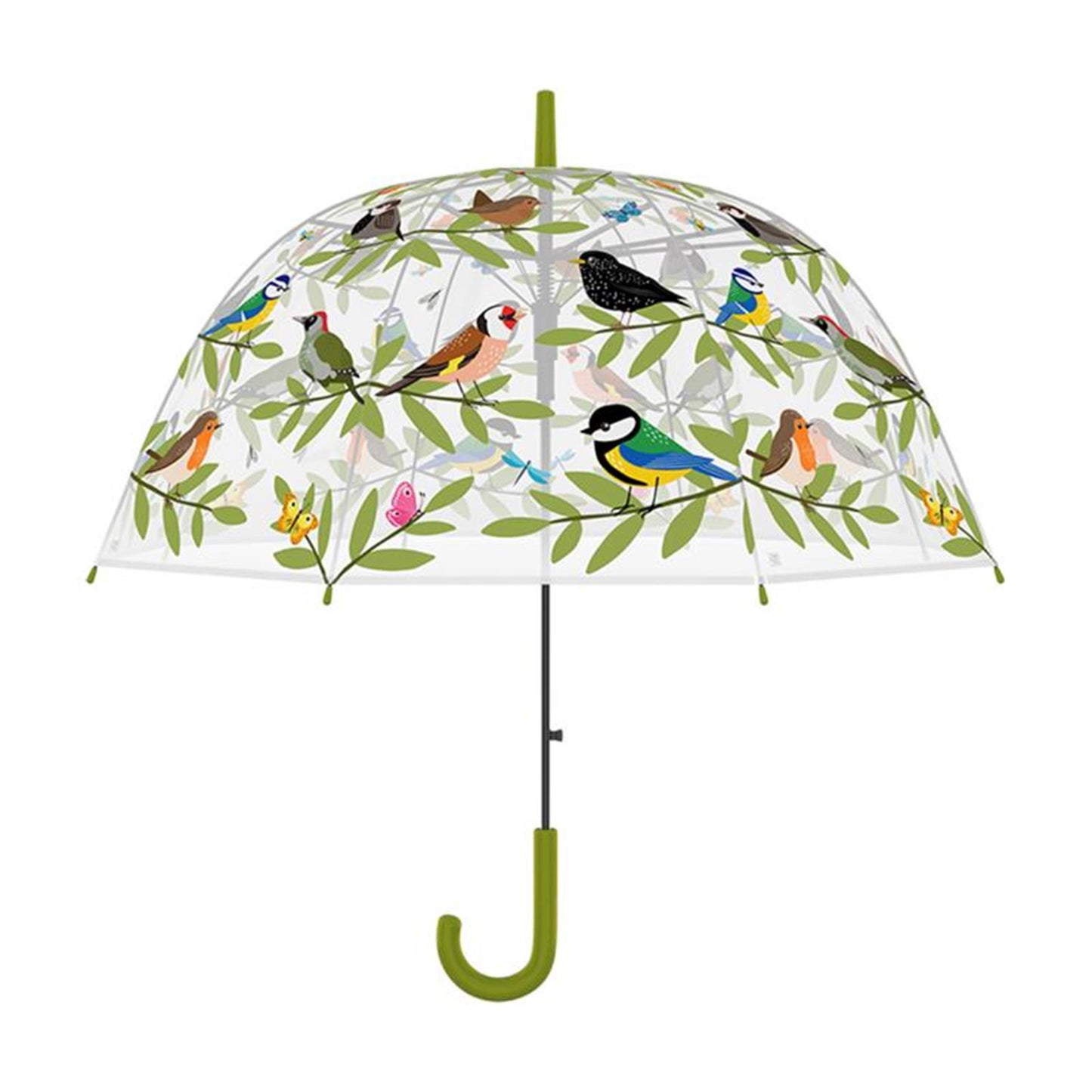 Esschert Design paraplu vogels transp.
