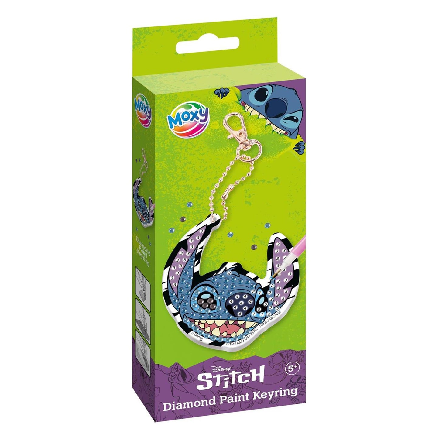 Moxy Stitch diamond painting sleutelhanger