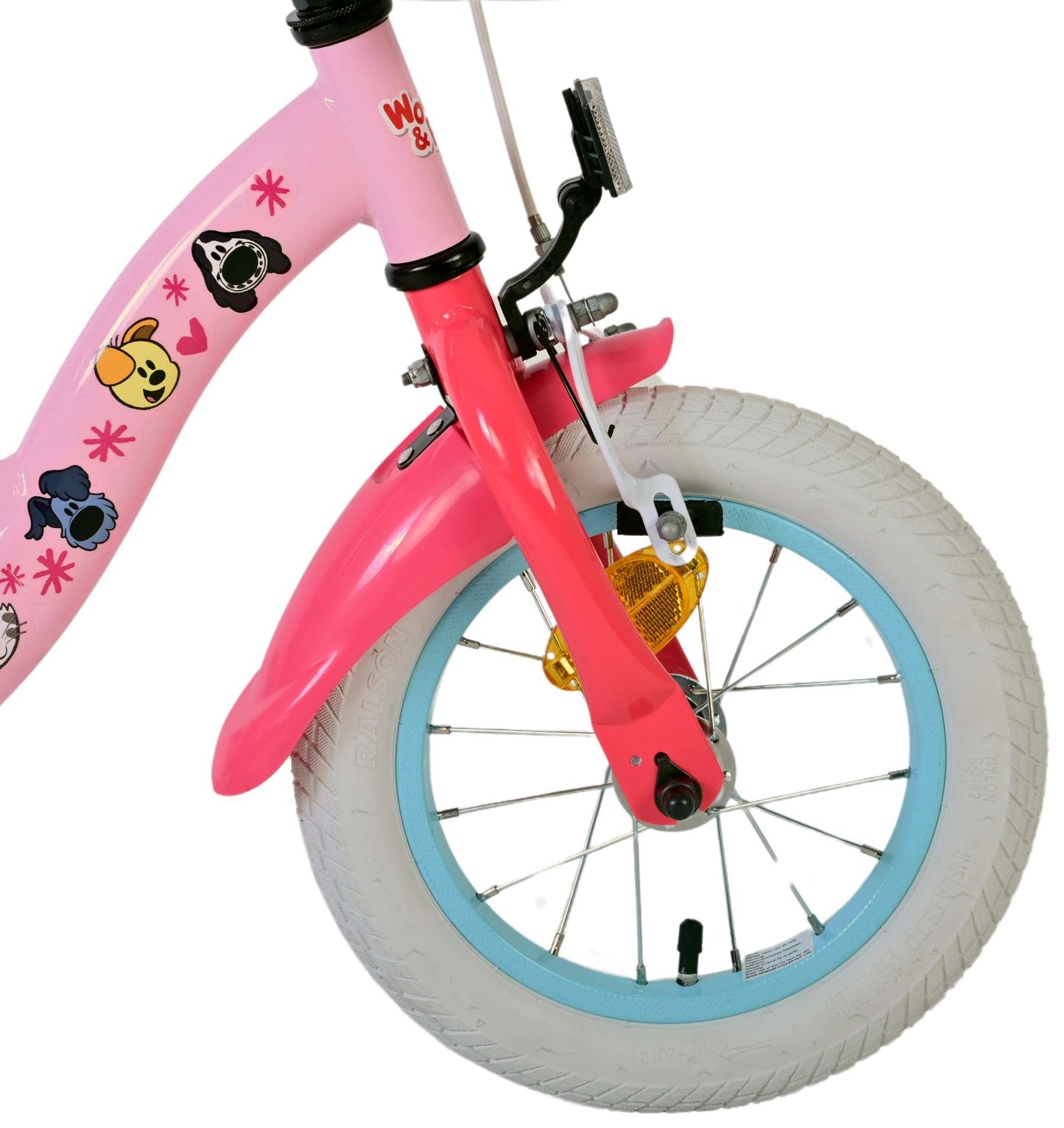 Volare Woezel pip kinderfiets - meisjes - 12 inch - roze