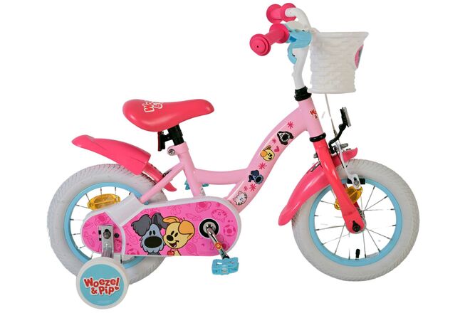 Volare Woezel pip kinderfiets - meisjes - 12 inch - roze