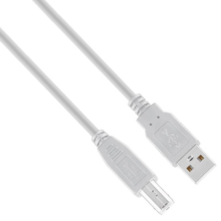 USB 2.0 Hi Speed KabelSteek de USB A > USB B stekker in