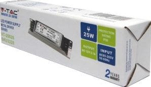 V-Tac led driver 12v 25w ip20 metal - 4379201