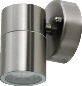 V-Tac wandlamp rvs | 1xgu10 | ip44 | 8,5 cm hoog - 5086000