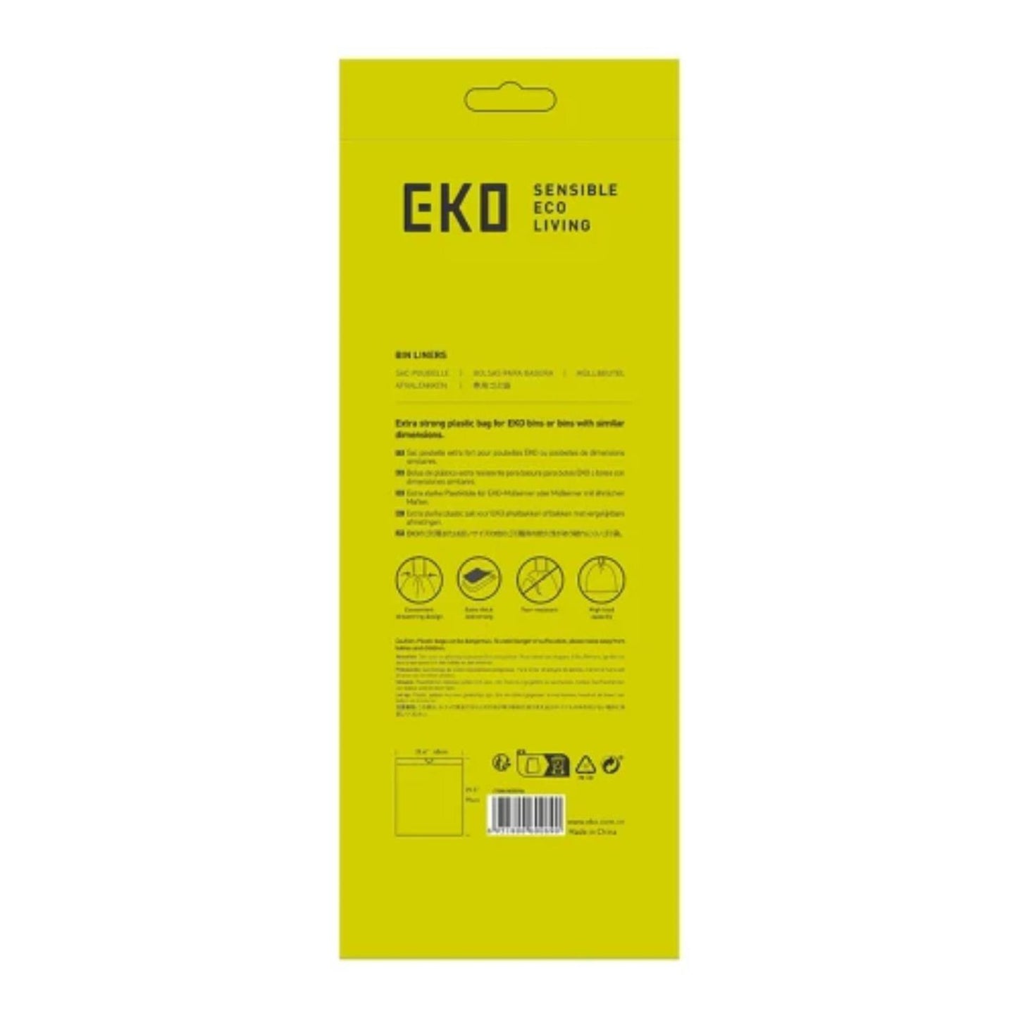 EKO afvalzakken type f 40-60l wit