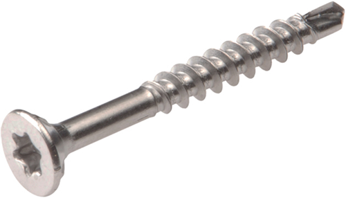 Waelbers Homefix hardhoutschroef rvs-410 pk torx tx25 5.0x50 | 100 stuks - 6702.60.34050