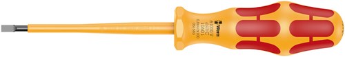 Wera 1060 i vde-geïsoleerde kraftform sleuf-schroevendraaier, 0.8 x 4 x 100 mm - 05051583001