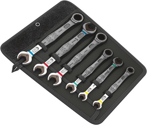 Wera joker steek-ringratel- dubbele steeksleutel-set , 6 -delig - 1 stuk(s) - 05020022001