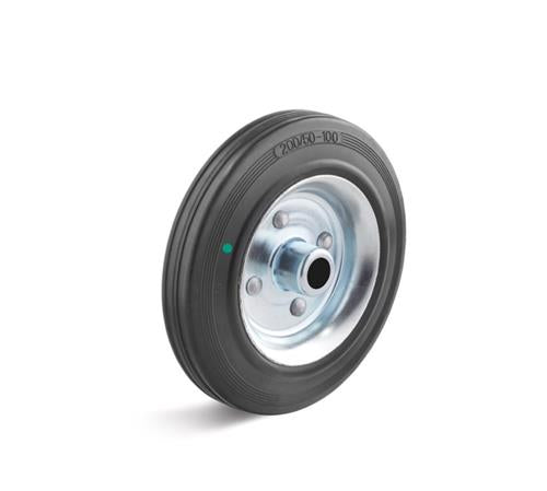 los wiel rubber Ø160 stalen kern (NML)
