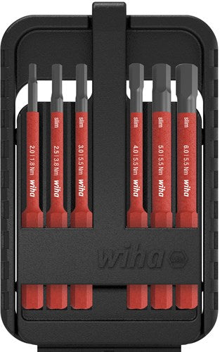 Wiha 43156 | bitset slimbit electric | 6-delig - 43156