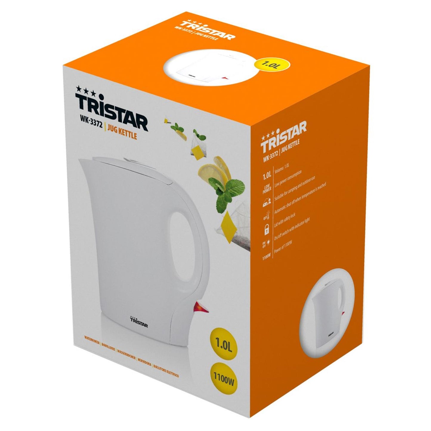 Tristar waterkoker 1 l - 1100 watt